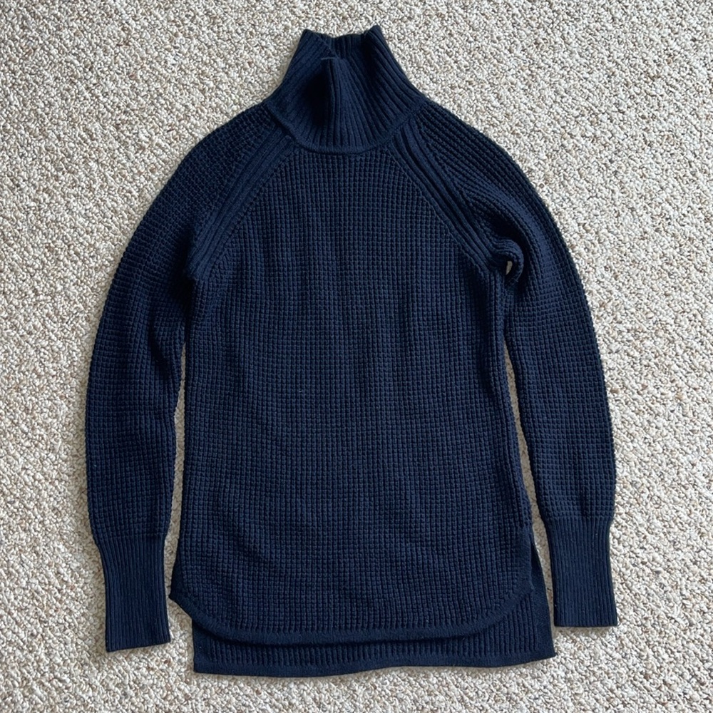 Banana Republic waffle turtleneck sweater